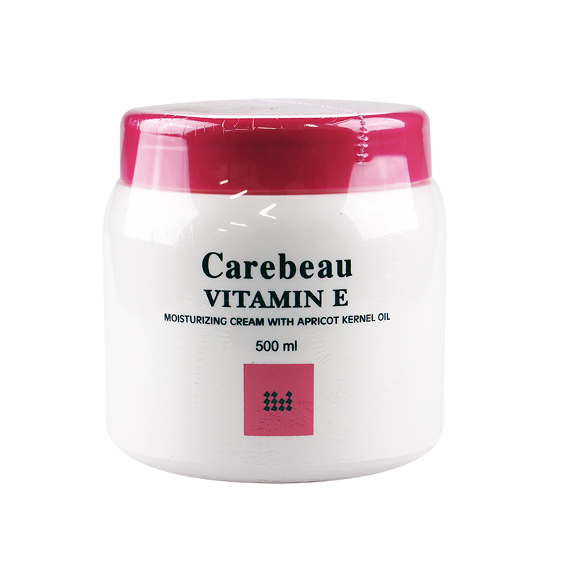 CAREBEAU ครีมทาผิว วิตามินอี สีชมพู 500กรัม - เสรีชัยบิวตี้